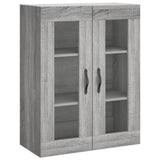 Highboard Grey Sonoma 69.5x34x180 cm Engineered Wood 3198311