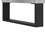 ZNTS Bedside Cabinet Concrete Grey 40x35x50 cm Engineered Wood 830692