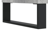 ZNTS Bedside Cabinet Concrete Grey 40x35x50 cm Engineered Wood 830692