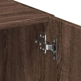 Highboard Brown Oak 80x42.5x249 cm Engineered Wood 3281370