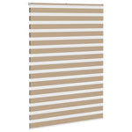 ZNTS Zebra Blind Sand Brown 155x230 cm Fabric Width 150.9 cm Polyester 4014610