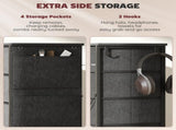 Chest of Ten Fabric Drawers - Charcoal Grey T3398P377781