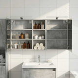 Bathroom Cabinet Set 3 pcs 130 x 14.5 x 70 cm Engineered wood 3403771
