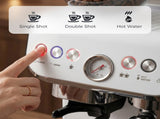 Bean to Cup Coffee Machine, Espresso Machine with Integrated Bean Grinder & Steam Wand, White T3398P550308