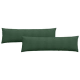 Sofa Pillows 2 pcs Dark Green 145 x 40 cm Corduroy Fabric 42013865