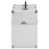 Make-up Case 38x23x34 cm Silver Aluminium 91832