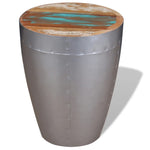 Aviator Stool Solid Reclaimed Wood 244243