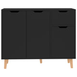 Sideboard Black 90x30x72 cm Engineered Wood 326814