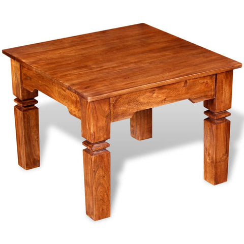 ZNTS Coffee Table Solid Wood 60x60x45 cm 244048