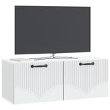 Wall-Mounted TV Cabinet White 78.5 x 31 x 30 cm Engineered Wood 899055