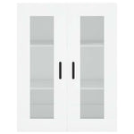 Highboard White 69.5x34x180 cm Engineered Wood 3198601