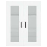 Highboard White 69.5x34x180 cm Engineered Wood 3198601
