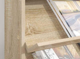 Magazine Rack Sonoma Oak 70 x 41 x 96 cm Engineered Wood 899537