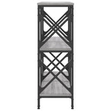 Console Table Grey Sonoma 100x28x80.5 cm Engineered Wood 835422