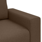 Sofa Brown 100 x 77 x 82 cm Fabric 4105211