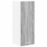 Hanging Cabinet Grey Sonoma and White 30 x 31 x 80 cm 884252