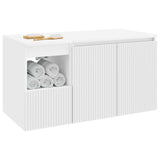 Bathroom Furniture Set 2 pcs White Engineered Wood 3404114