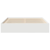 Bed Frame without Mattress White 200x200 cm 3203887