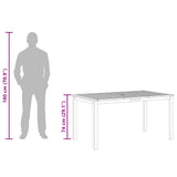 Garden Table 150x90x74 cm Solid Acacia Wood 44105