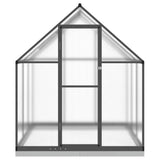 Greenhouse with Base Frame Anthracite 169x169x202 cm Aluminium 4005833