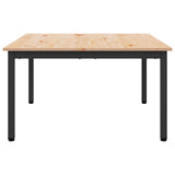 Coffee Table Natural 80 x 80 x 45 cm Solid Pine Wood 892767