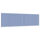 Retractable Awning Blue and White 400 x 300 cm 3330854