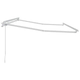 Awning Frame Retractable Manual White 4 x 2 m Metal 42002543