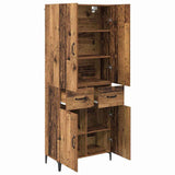 Highboard Old Wood 69.5 x 34 x 180 cm Engineered Wood 3415668