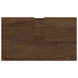 Bathroom Furniture Set 3 pcs Brown Oak Engineered wood & Metal 3392950