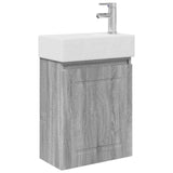 Bathroom Vanity Unit with Tap Grey Sonoma 45.5 x 22.5 x 84 cm 889517