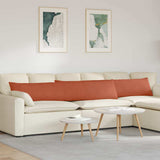 Sofa Pillows 2 pcs Red Orange 200 x 40 cm Corduroy Fabric 42013910