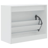 Shoe Cabinet White 80x34x63 cm Engineered Wood 839959