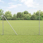 Hexagon Fence Silver 1.6 x 10 m Galvanised steel 42005659