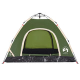 Camping Tent 3-Person Green Quick Release 4004165