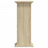ZNTS Plant Stand Sonoma Oak 33x33x80 cm Engineered Wood 852971