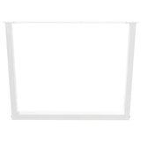 Dining Table Legs V-Shape 2 pcs White 100x cm Steel 4012657