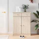 Shoe Cabinet ALTA 77x35x96 cm Solid Wood Pine 353925
