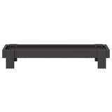 Chicken Feeding Trough Black 80 x 28 x 13.5 cm 874621