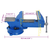 Bench Vise Blue 150 mm Cast Iron 154640