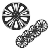 ZNTS ProPlus Wheel Covers Terra Silver and Black 16 4 pcs 443210