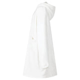 Blanket Hoodie White L Fleece and Flannel 42017206