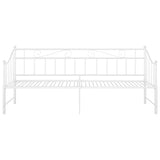 Sofa Bed Frame White Powder-coated metal 324777
