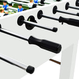 Football Table Steel 60 kg 140x74.5x87.5 cm White 92501