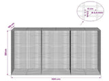 Gabion with 3.5 mm Wire and 5x2.5 cm Mesh 300x100x200 cm 3462000