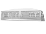10'x20' Outdoor Party Tent with 6 Removable Sidewalls, Waterproof Canopy Patio Wedding Gazebo, White 98579076