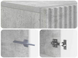 TV Cabinet Concrete Grey Engineered Wood 896678