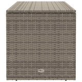 Outdoor Cushion Box Grey 100x55x55.5 cm Poly Rattan 4104143