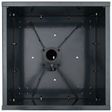 Parasol Base with Planter Anthracite 45 x 45 x 45 cm Steel 42010368