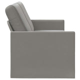 3 Seater Sofa Light Grey 220 x 81 x 82 cm Velvet 42041153