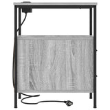 Bedside Cabinet Grey Sonoma 30 x 48 x 61 cm Engineered Wood 859416